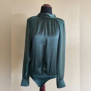 NWT Abercrombie & Fitch Green Blouse